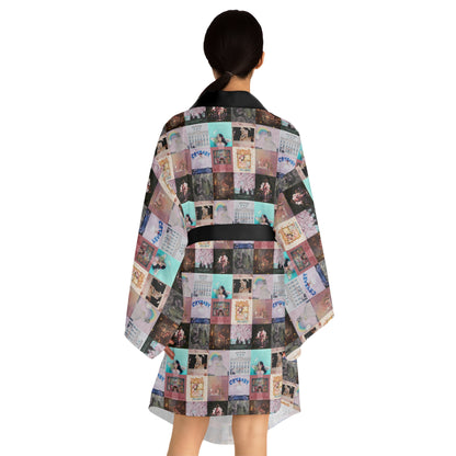 Melanie Martinez Album Art Collage Long Sleeve Kimono Robe