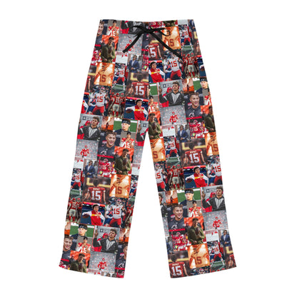 Patrick Mahomes Chiefs MVPAT Photo Collage Women's Pajama Pants