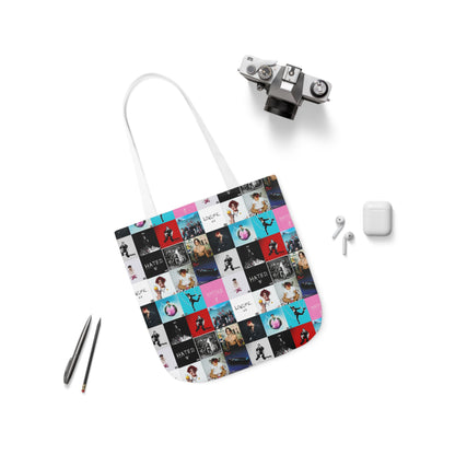 YUNGBLUD Album Cover Art Collage Polyester Canvas Tote Bag