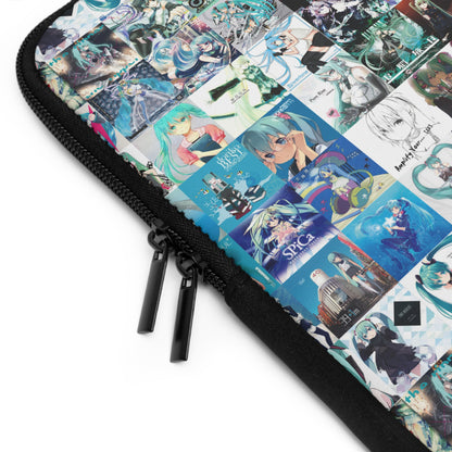 Hatsune Miku Album Cover Collage Laptop Sleeve