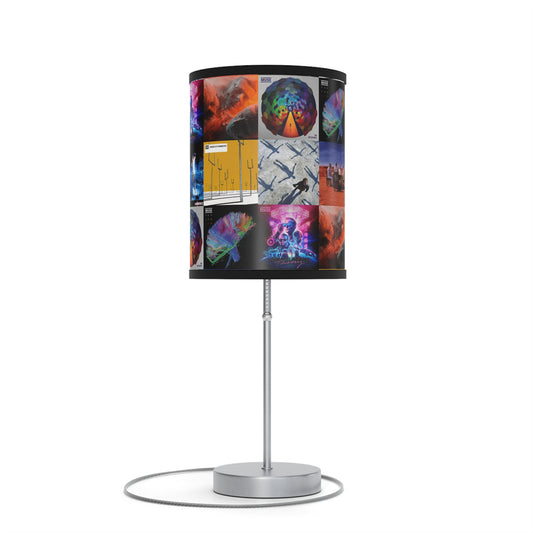 Muse Album Cover Collage Lamp on a Stand