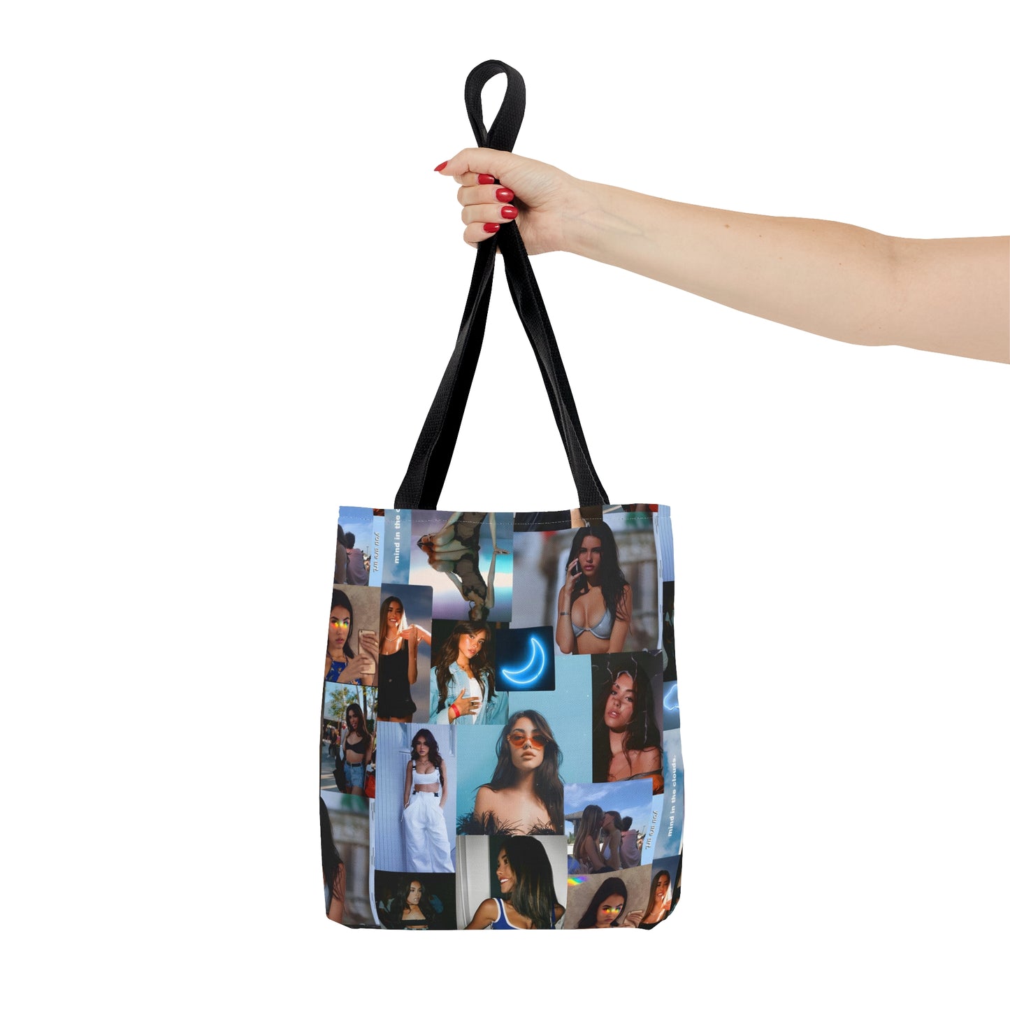 Madison Beer Mind In The Clouds Collage Tote Bag