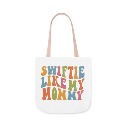 Taylor Swift Swiftie Like My Mommy Polyester Canvas Tote Bag