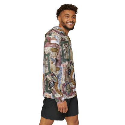 Lana Del Rey Victorian Collage Men's Sports Warmup Hoodie