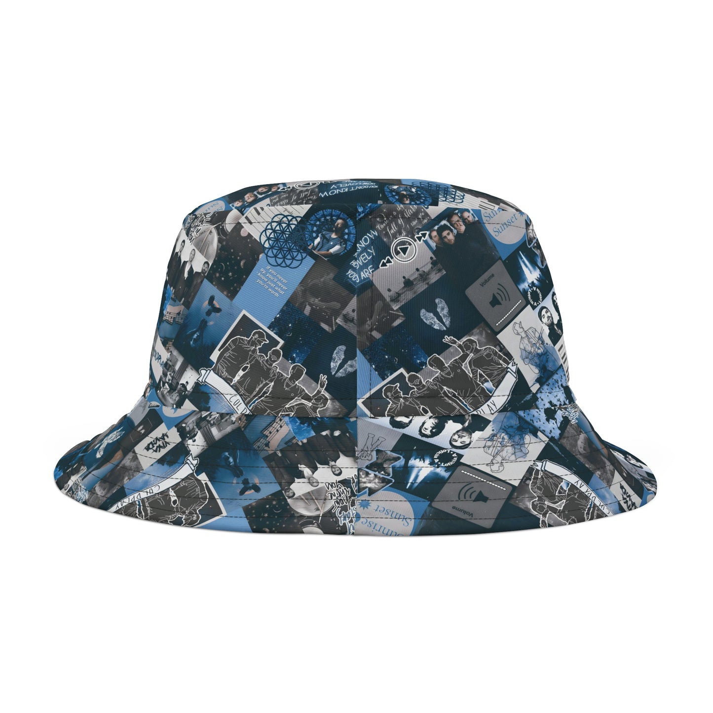 Coldplay Sunrise Sunset Collage Bucket Hat