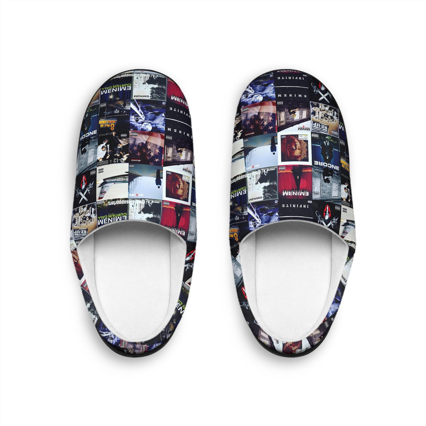 Eminem Album Art Cover Collage Men's Indoor Slippers