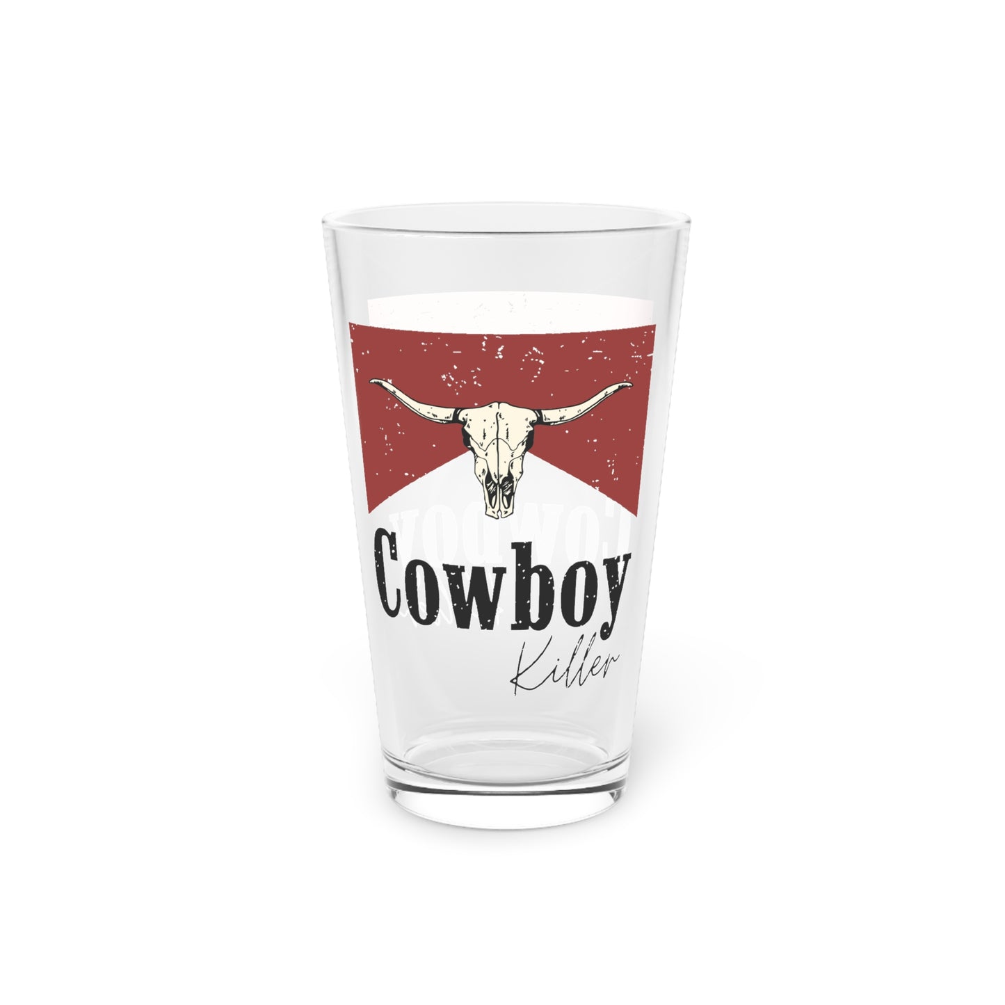 Morgan Wallen Cowboy Killer Pint Glass