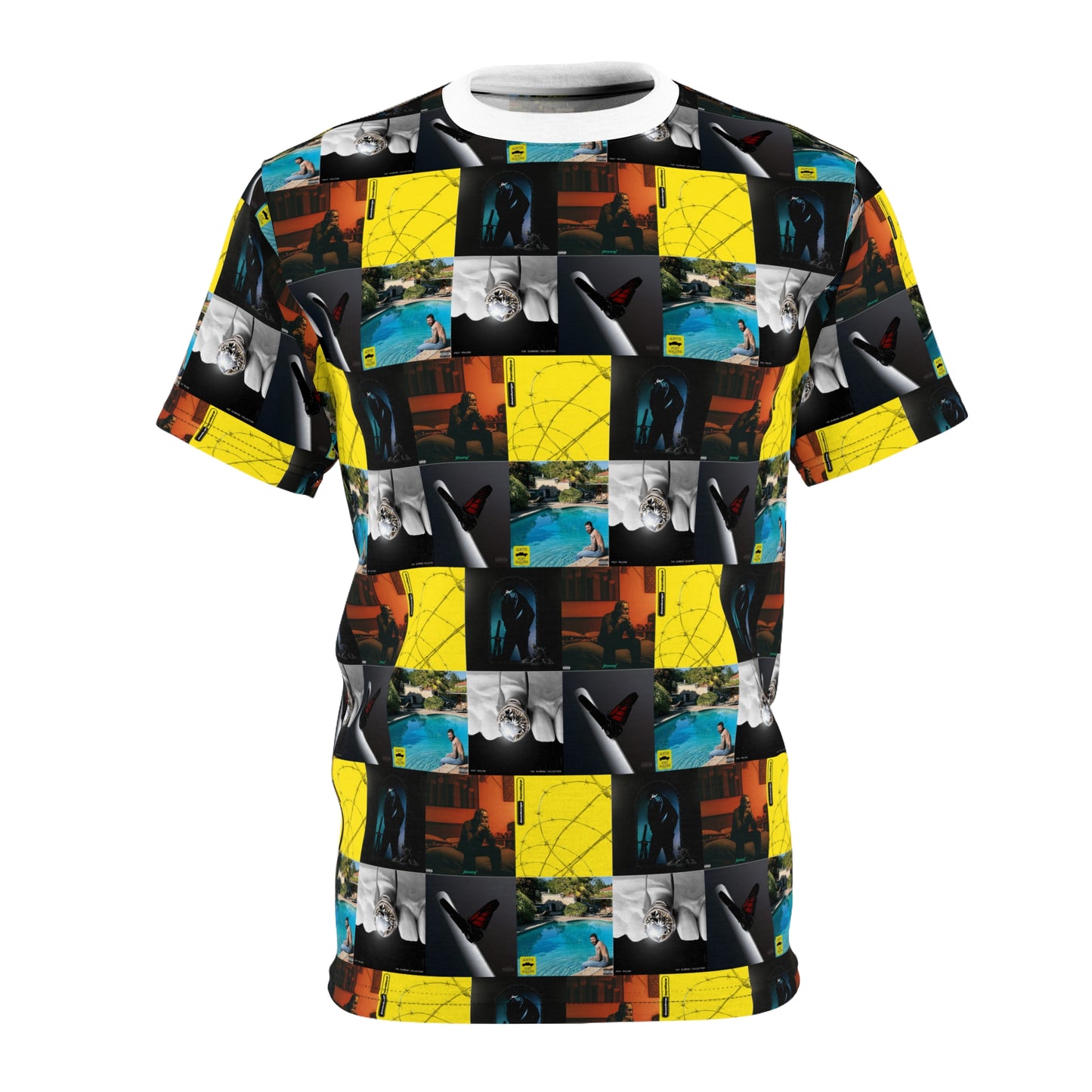 Post Malone Album Art Collage Unisex Tee Shirt