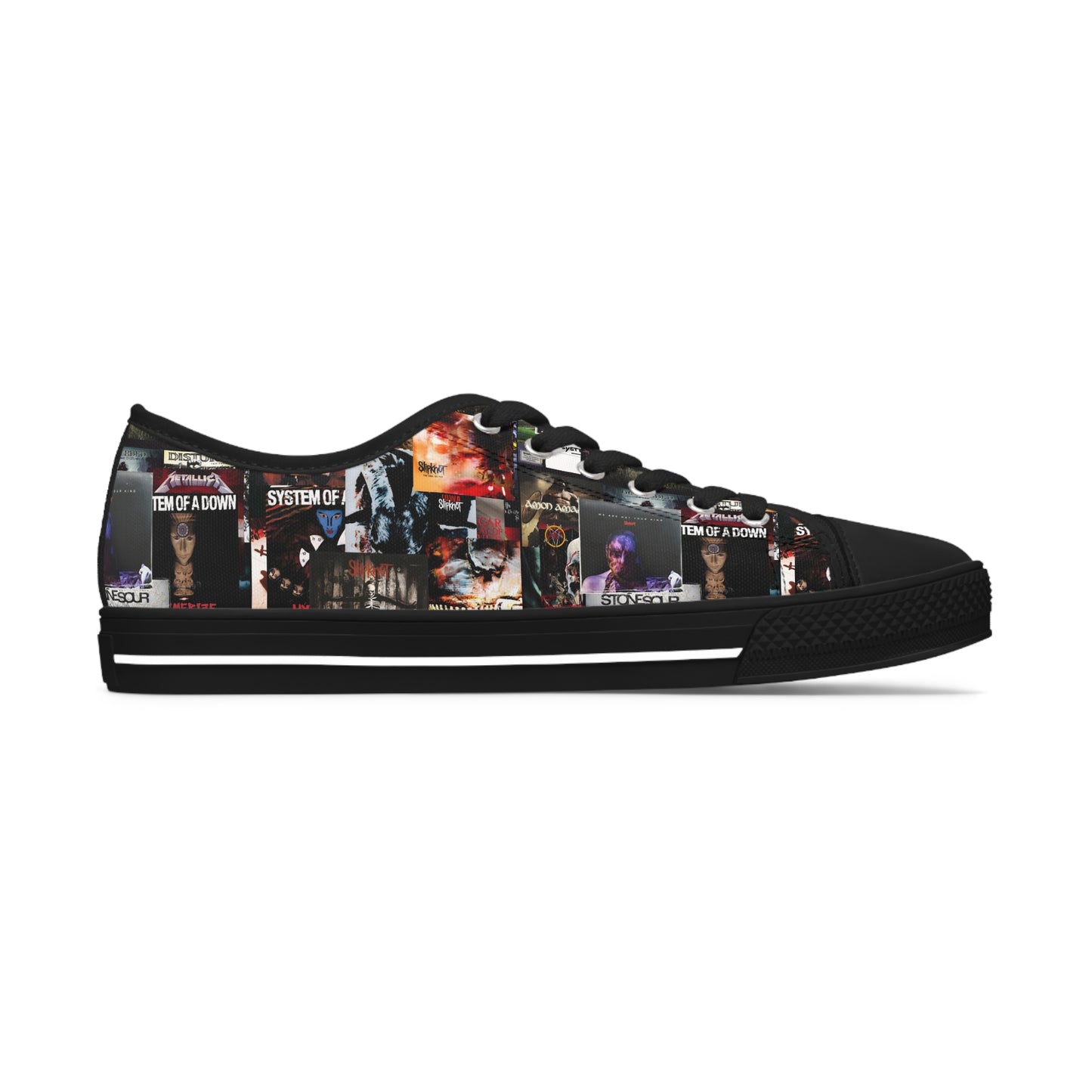 Slipknot Chaotic Album Art Collage Women's Low Top Sneakers