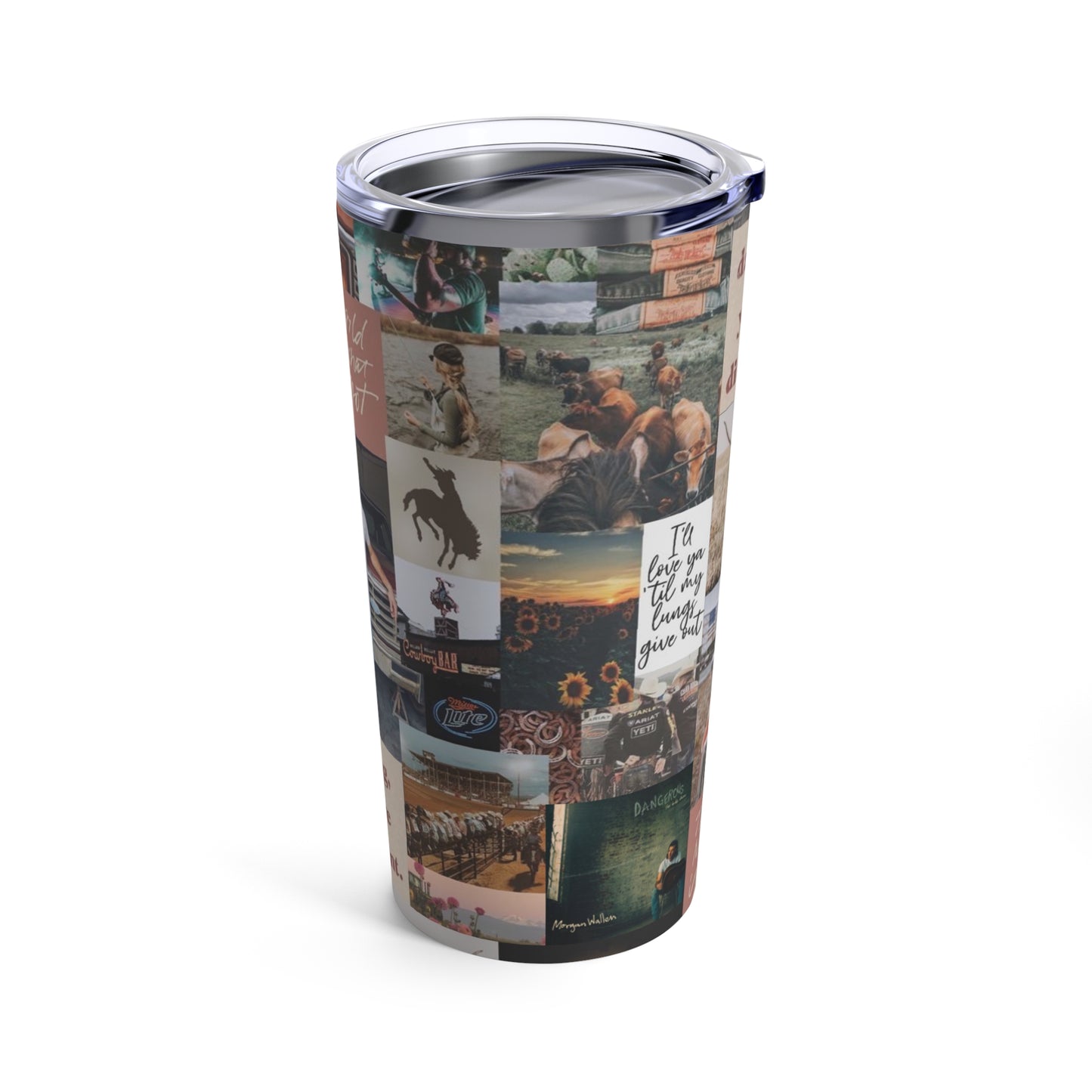 Morgan Wallen Darling You're Different Collage Tumbler 20oz