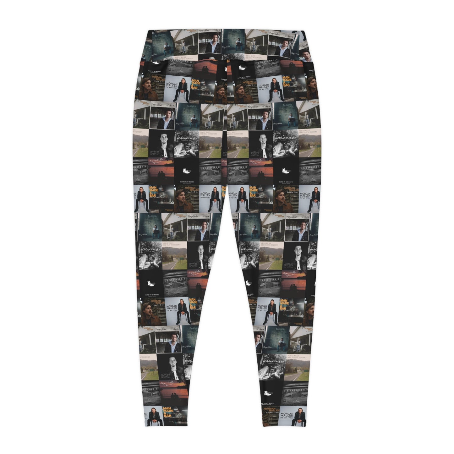 Morgan Wallen Album Cover Collage Plus Size Leggings