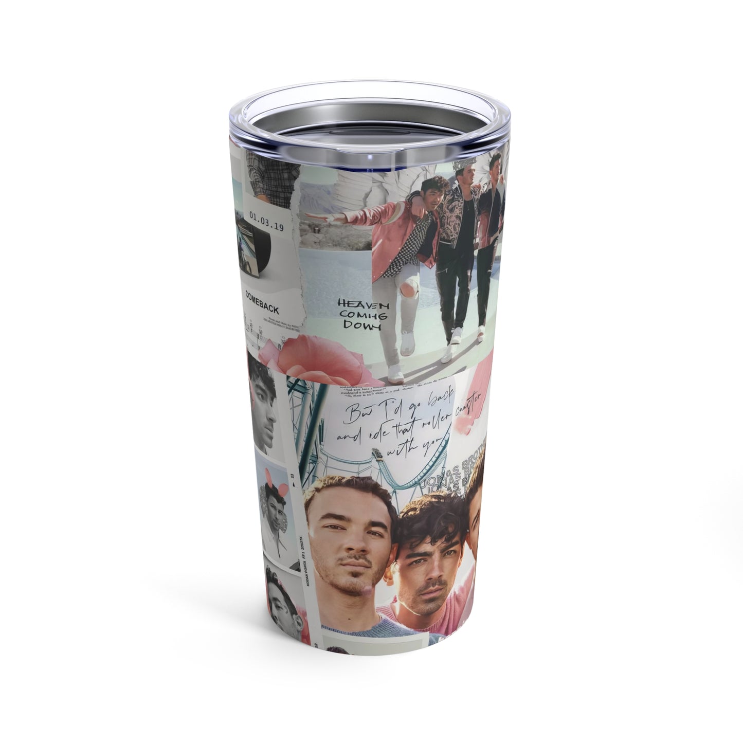 Jonas Brother Happiness Begins Collage 20oz Tumbler