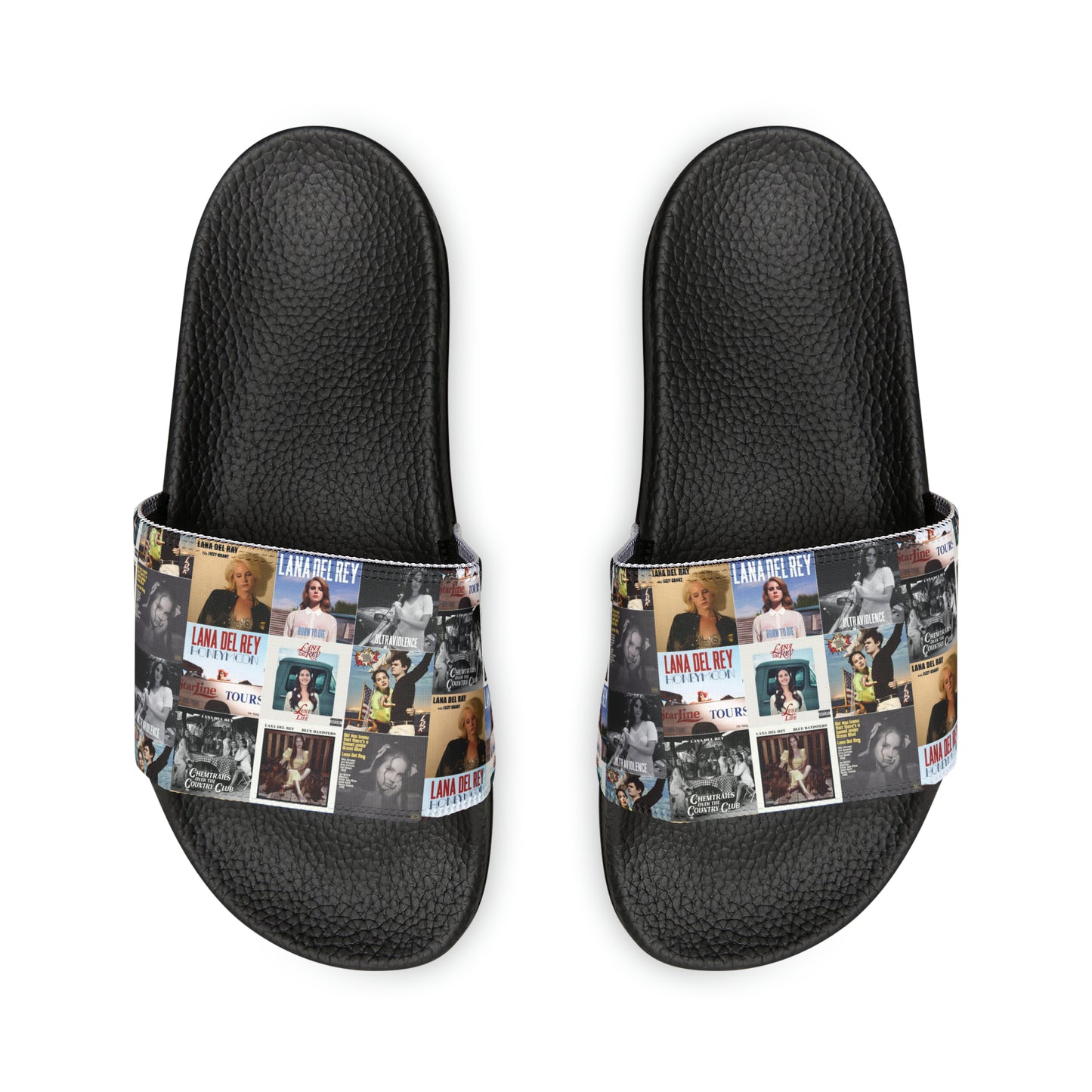 Lana Del Rey Album Cover Collage Men's Slide Sandals