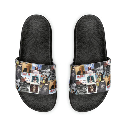 Lana Del Rey Album Cover Collage Men's Slide Sandals