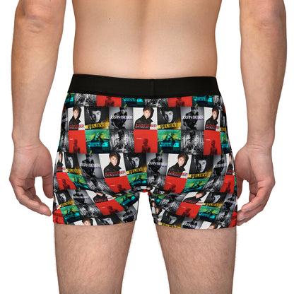 Justin Bieber Album Cover Collage Men's Boxers