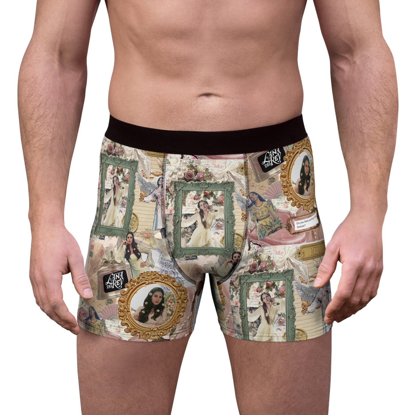 Lana Del Rey Victorian Collage Men's Boxer Briefs Underwear