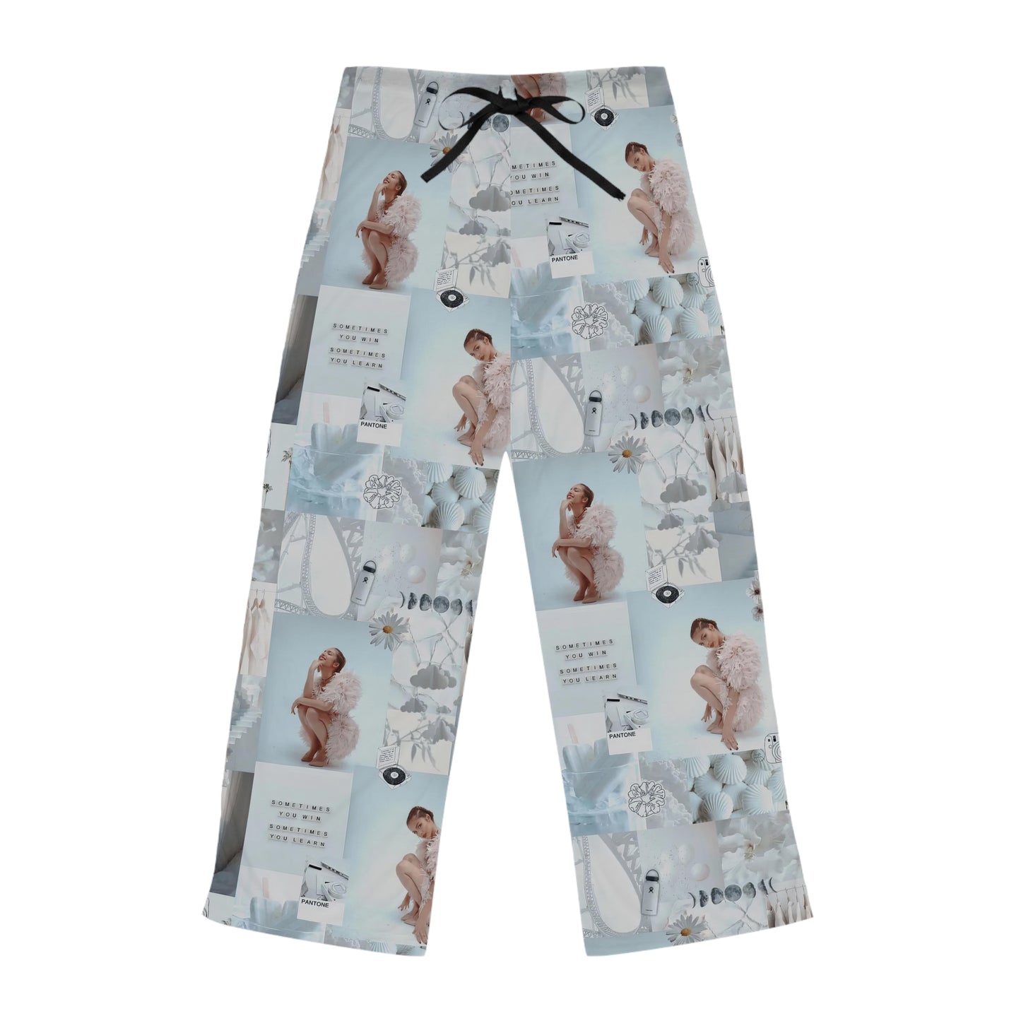 Olivia Rodrigo White Aesthetic Collage Women's Pajama Pants