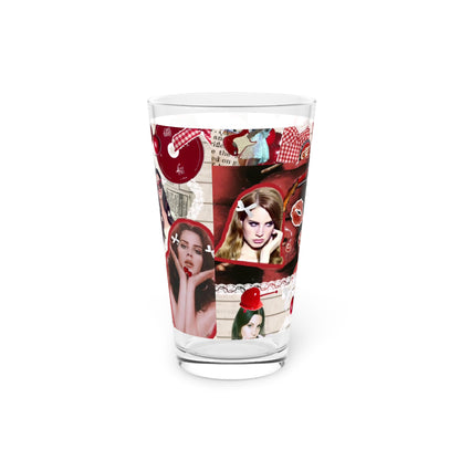 Lana Del Rey Cherry Coke Collage Pint Glass