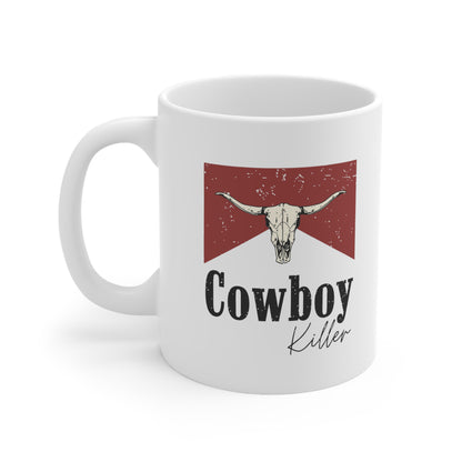 Morgan Wallen Cowboy Killer White Ceramic Mug