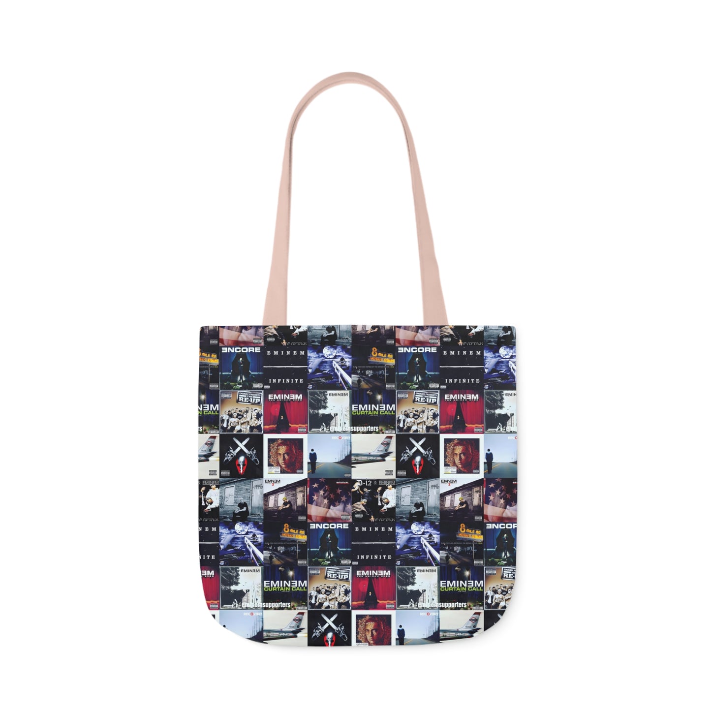 Eminem Album Art Cover Collage Polyester Canvas Tote Bag