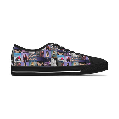 Olivia Rodrigo Album Cover Art Collage Women's Low Top Sneakers