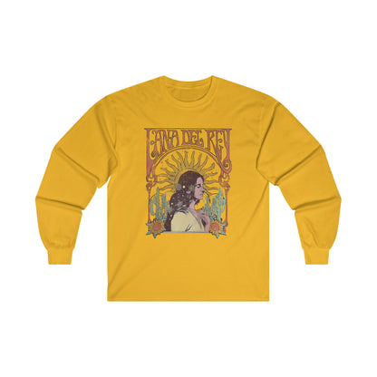 Lana Del Rey Vintage Artwork Ultra Cotton Long Sleeve Tee Shirt