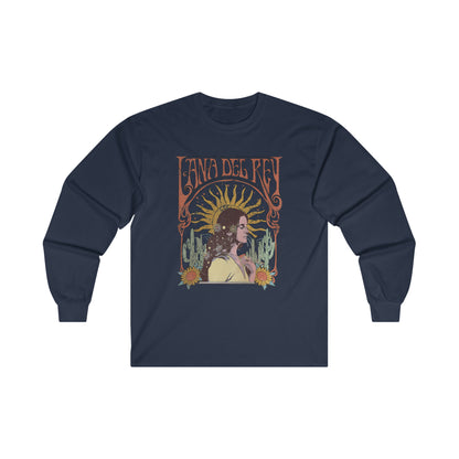 Lana Del Rey Vintage Artwork Ultra Cotton Long Sleeve Tee Shirt