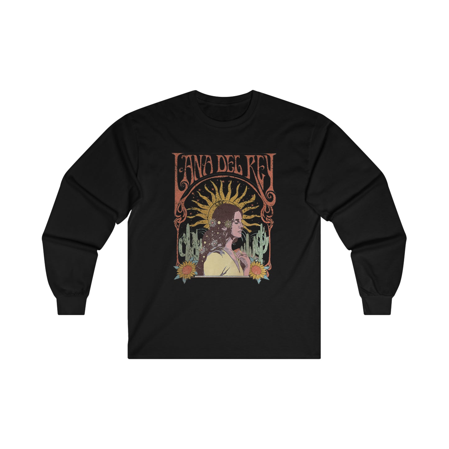 Lana Del Rey Vintage Artwork Ultra Cotton Long Sleeve Tee Shirt