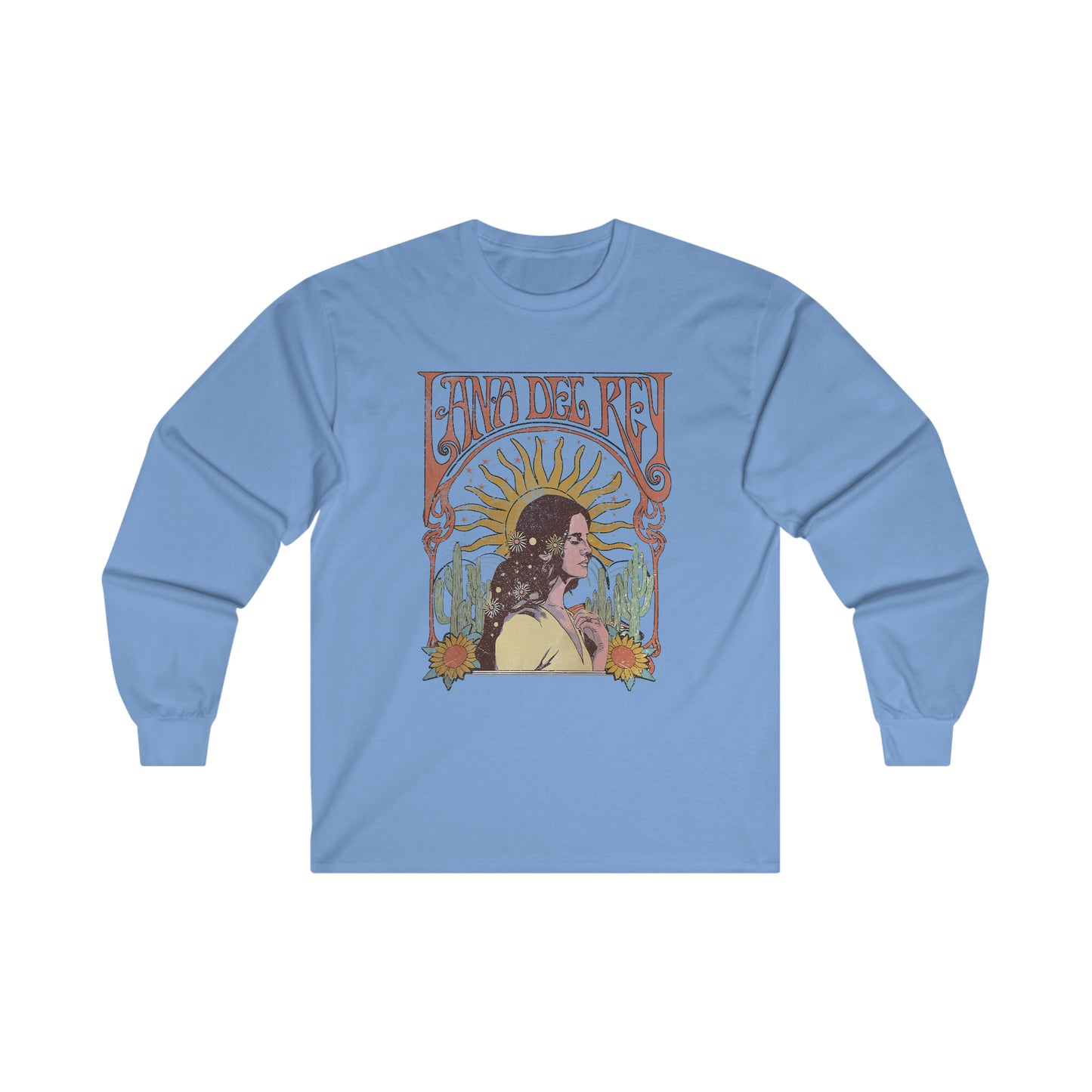 Lana Del Rey Vintage Artwork Ultra Cotton Long Sleeve Tee Shirt