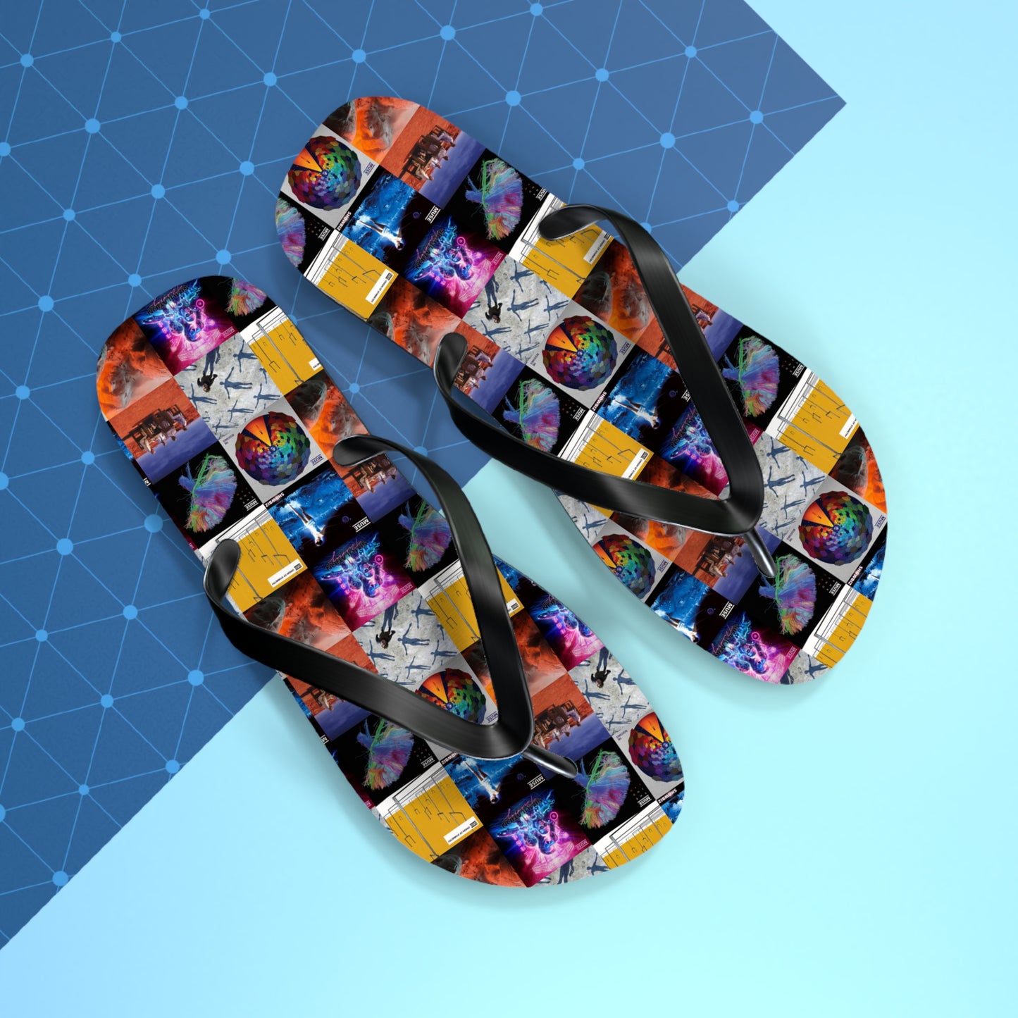 Muse Album Cover Collage Flip Flops