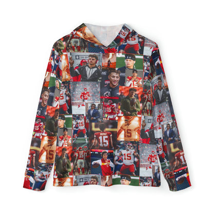 Patrick Mahomes Chiefs MVPAT Photo Collage Men's Sports Warmup Hoodie