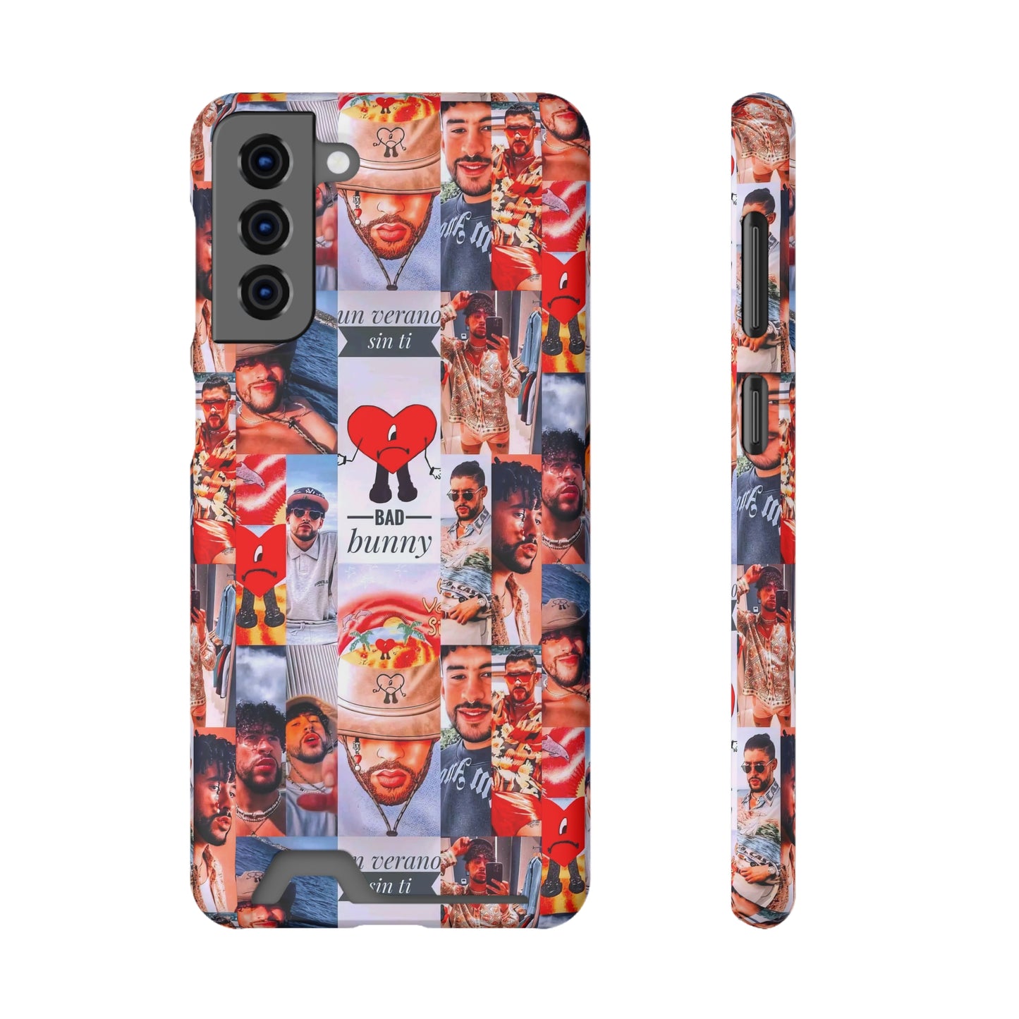 Bad Bunny Un Verano Sin Ti Photo Collage Phone Case With Card Holder