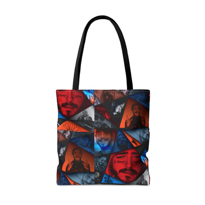 Post Malone Crystal Portaits Collage Tote Bag