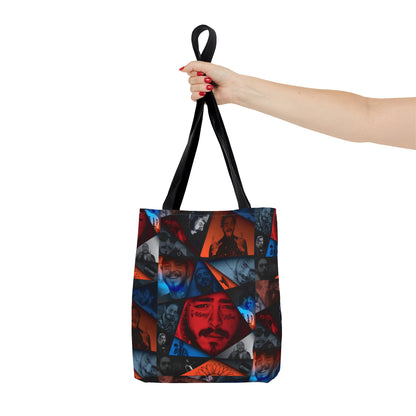 Post Malone Crystal Portaits Collage Tote Bag