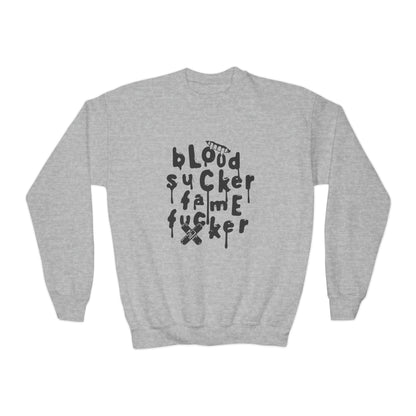 Olivia Rodrigo Blood Sucker Fame Fucker Youth Crewneck Sweatshirt