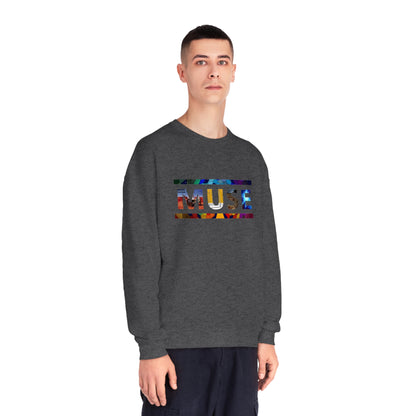 Muse Album Art Letters Unisex NuBlend Crewneck Sweatshirt