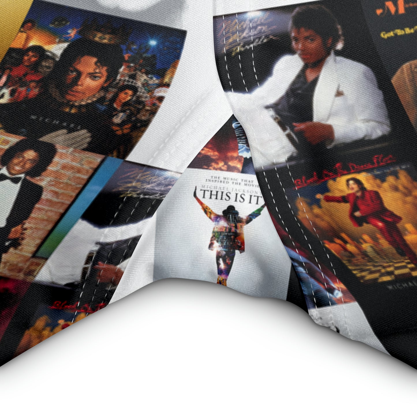 Michael Jackson Album Cover Collage Yoga Capri Leggings
