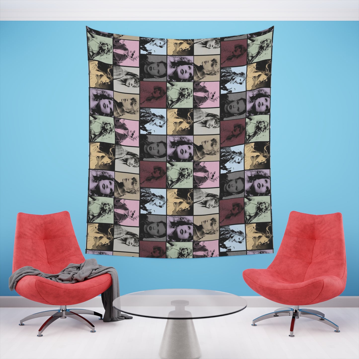 Taylor Swift Eras Collage Printed Wall Tapestry