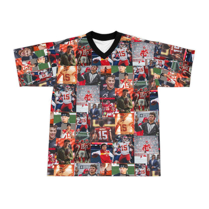 Patrick Mahomes Chiefs MVPAT Photo Collage Unisex Football Jersey