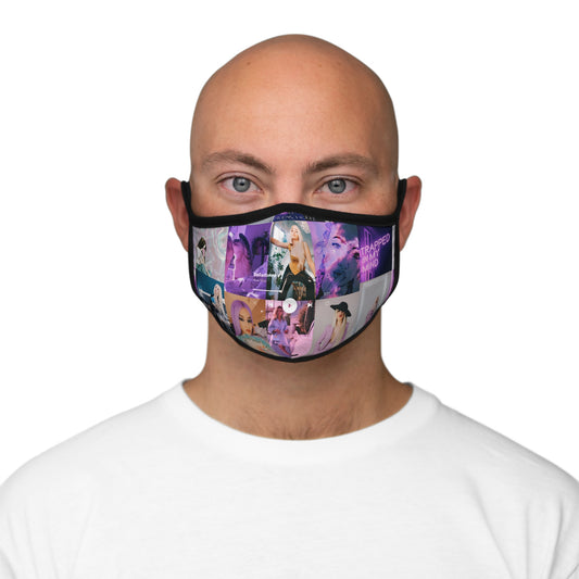 Ava Max Belladonna Photo Collage Fitted Polyester Face Mask