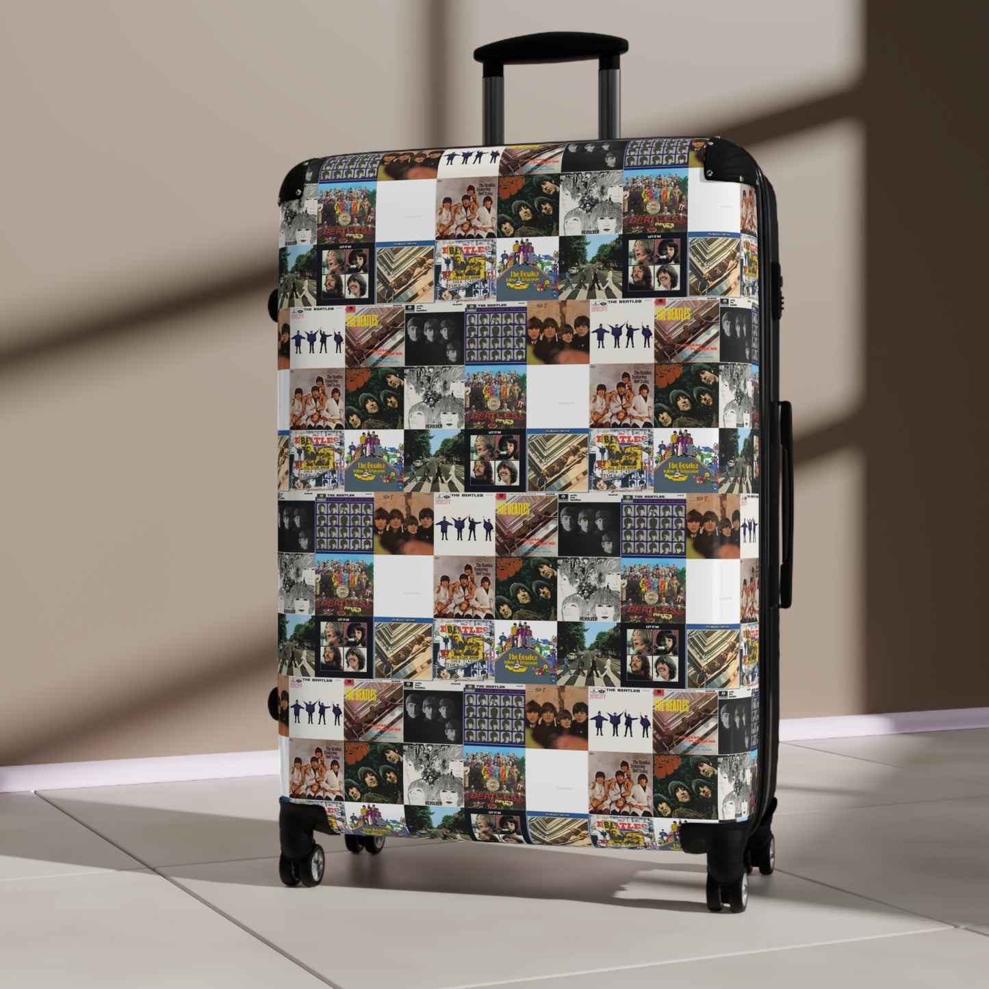 The Beatles Album Cover Collage Suitcase