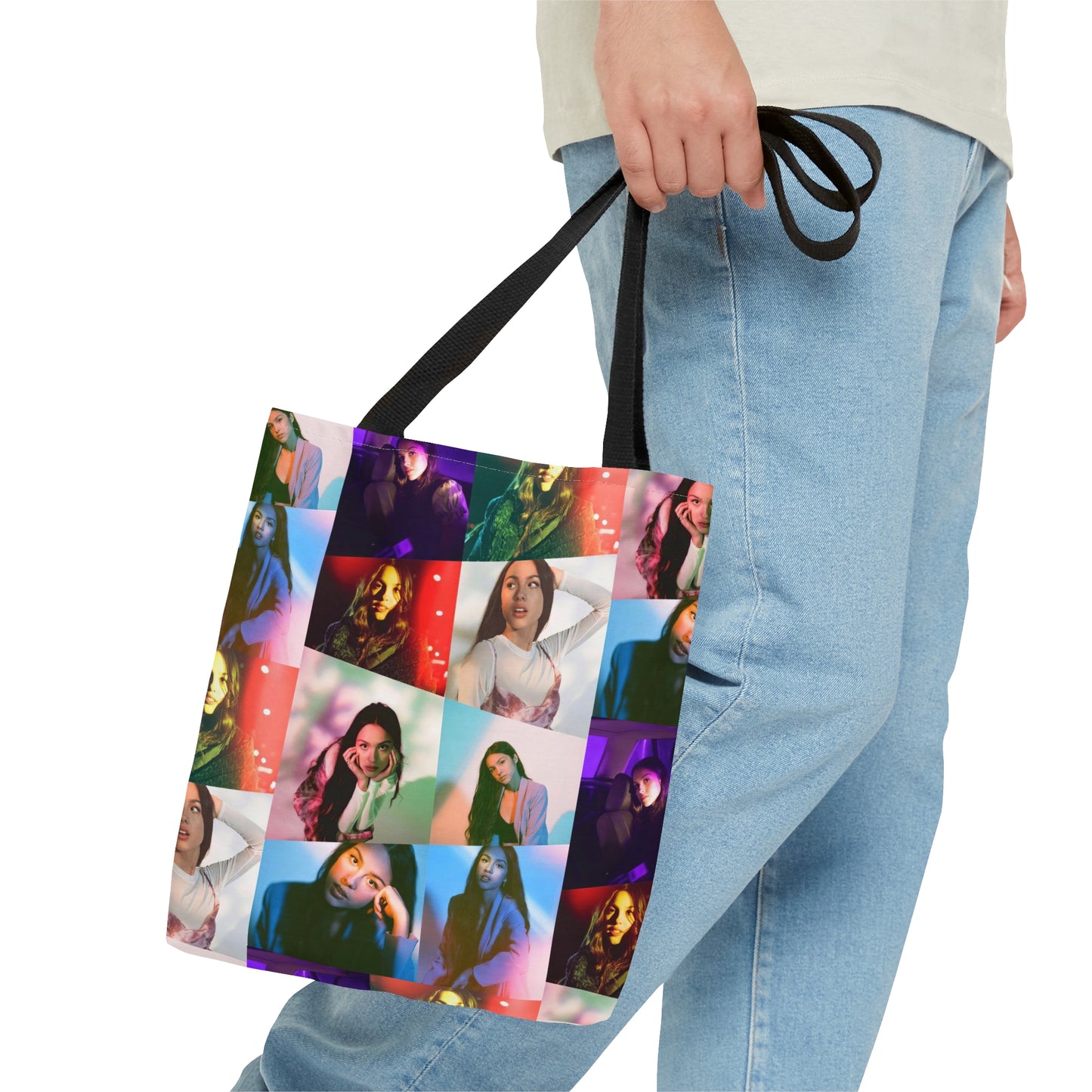 Olivia Rodrigo Portrait Collage Tote Bag