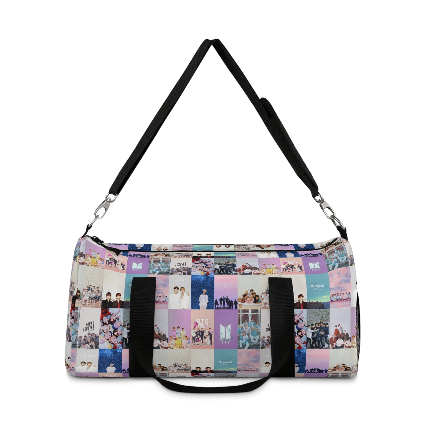 BTS Pastel Aesthetic Collage Duffel Bag