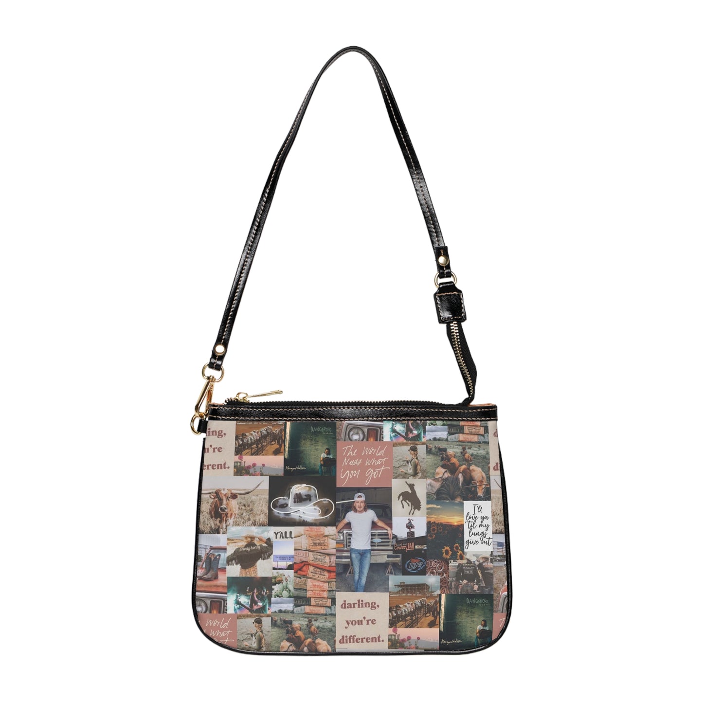 Morgan Wallen Darling You're Different Collage Small Shoulder Bag