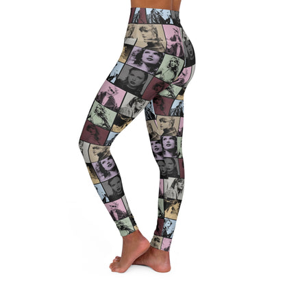 Taylor Swift Eras Collage High Waisted Yoga Leggings