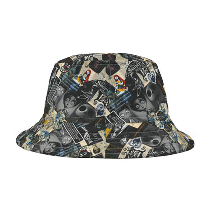 The Nightmare Before Christmas Rotten To The Core Collage Bucket Hat