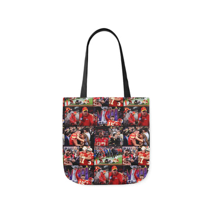 Kansas City Chiefs Superbowl LVIII Championship Victory Collage Polyester Canvas Tote Bag