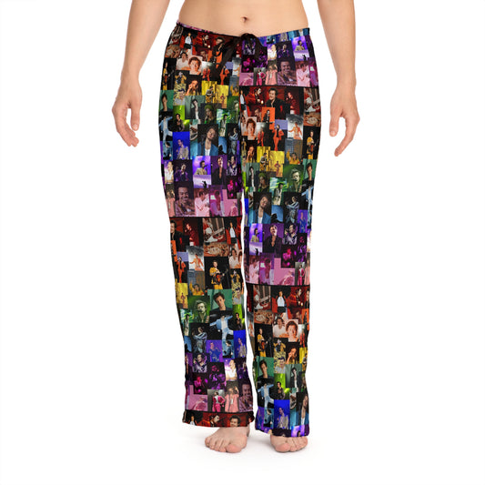 Harry Styles Rainbow Photo Collage Women's Pajama Pants