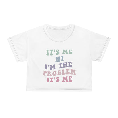 Taylor Swift It's Me Hi Crop Tee