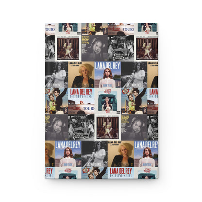 Lana Del Rey Album Cover Collage Hardcover Journal